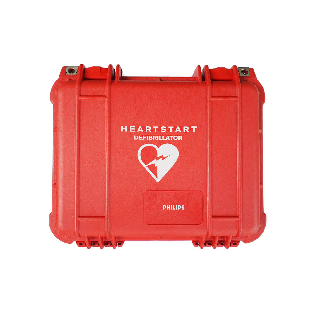 Philips HeartStart HS1 / FRx wasserfester Hartschalen Koffer (rot)