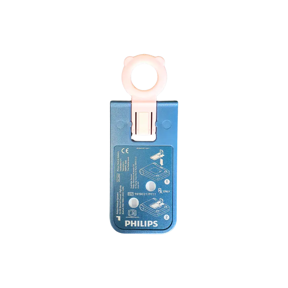 Philips HeartStart FRx Kinderschlüssel Rückseite