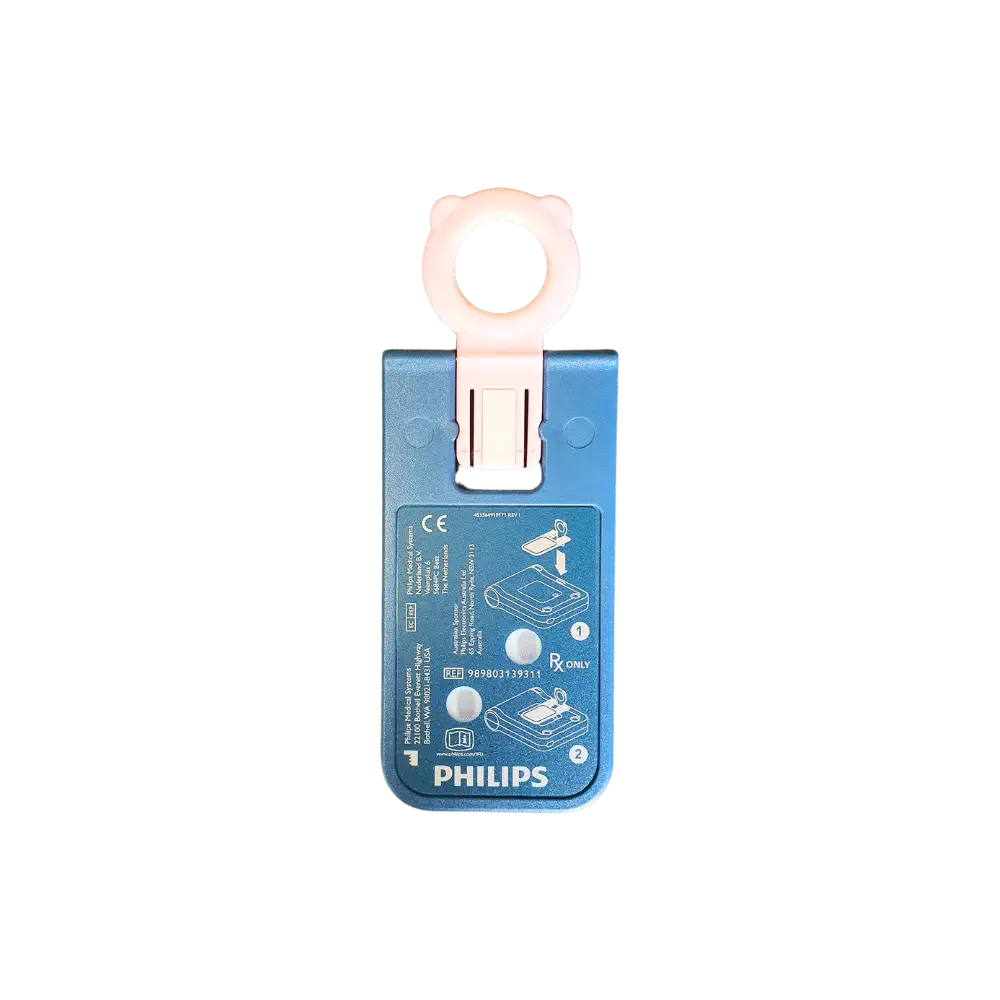 Philips HeartStart FRx Kinderschlüssel Philips HeartStart FRx Kinderschlüssel Rückseite