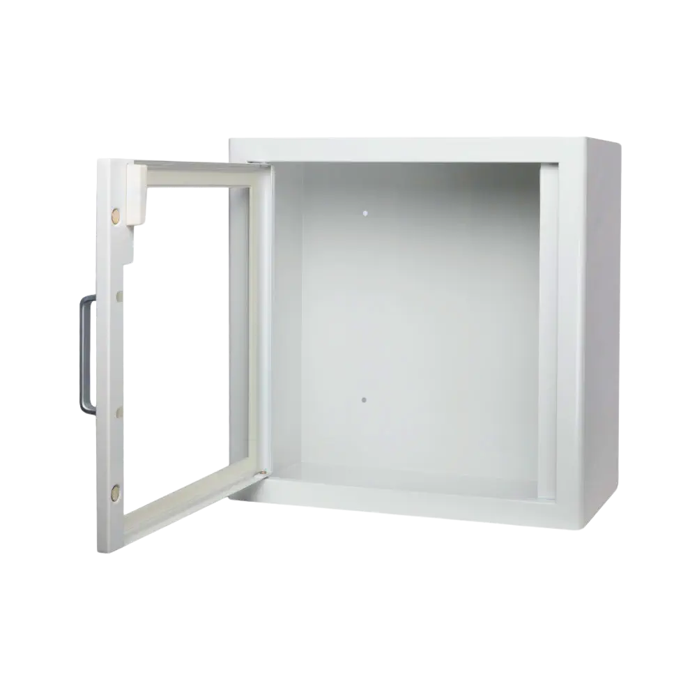 ARKY AED Wandschrank weiß ARKY AED Wandschrank weiß offen