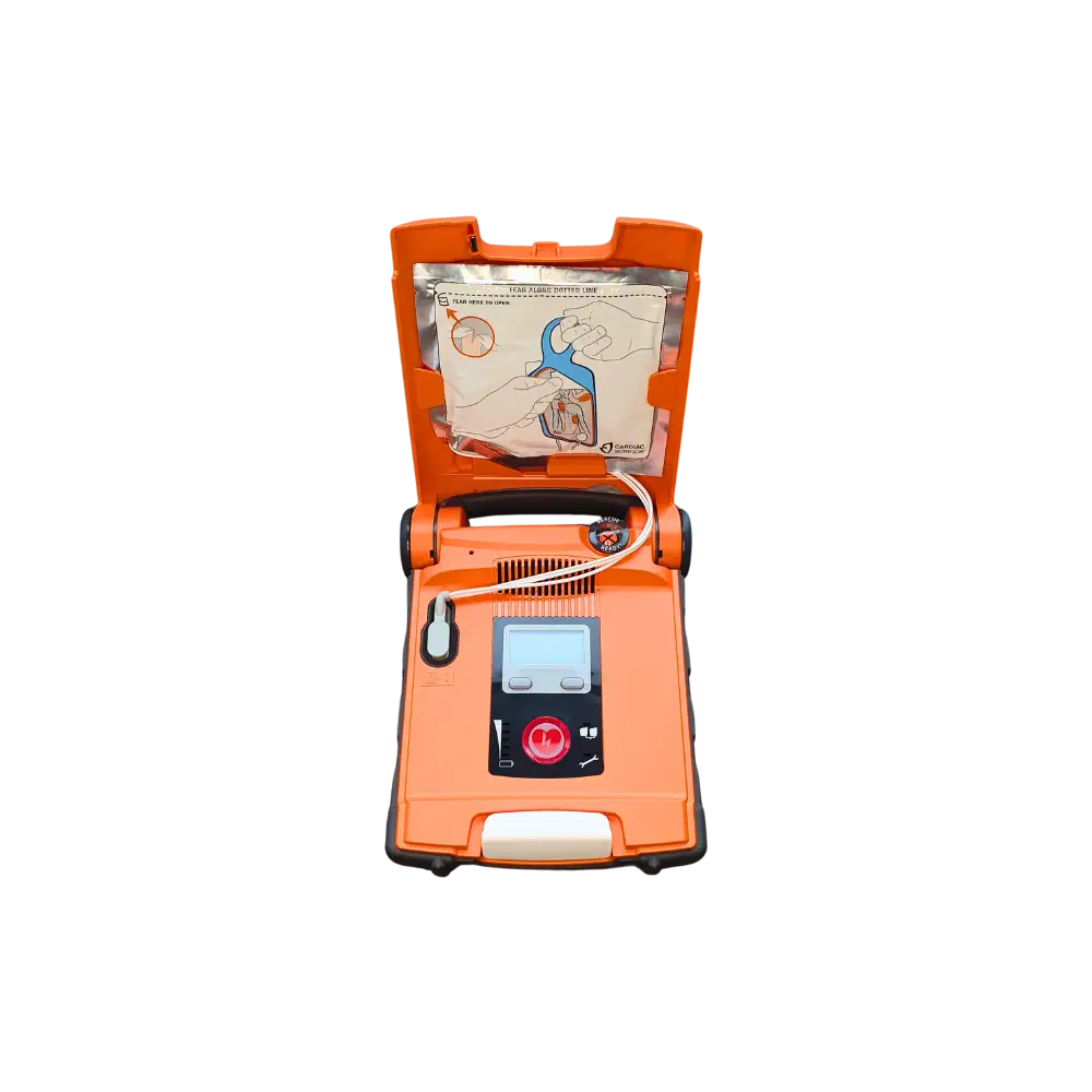 ZOLL Powerheart G5 AED Halbautomat mit iCPR-Sensor offen