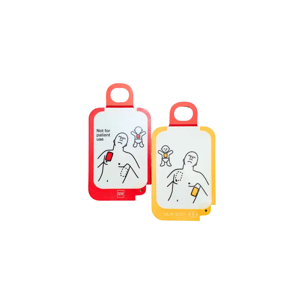Physio Control LIFEPAK CR2 AED Trainer QUIK-STEP Trainingselektroden mit Drucksensor 5er Set Physio Control LIFEPAK CR2 AED Trainer QUIK-STEP Trainingselektroden mit Drucksensor