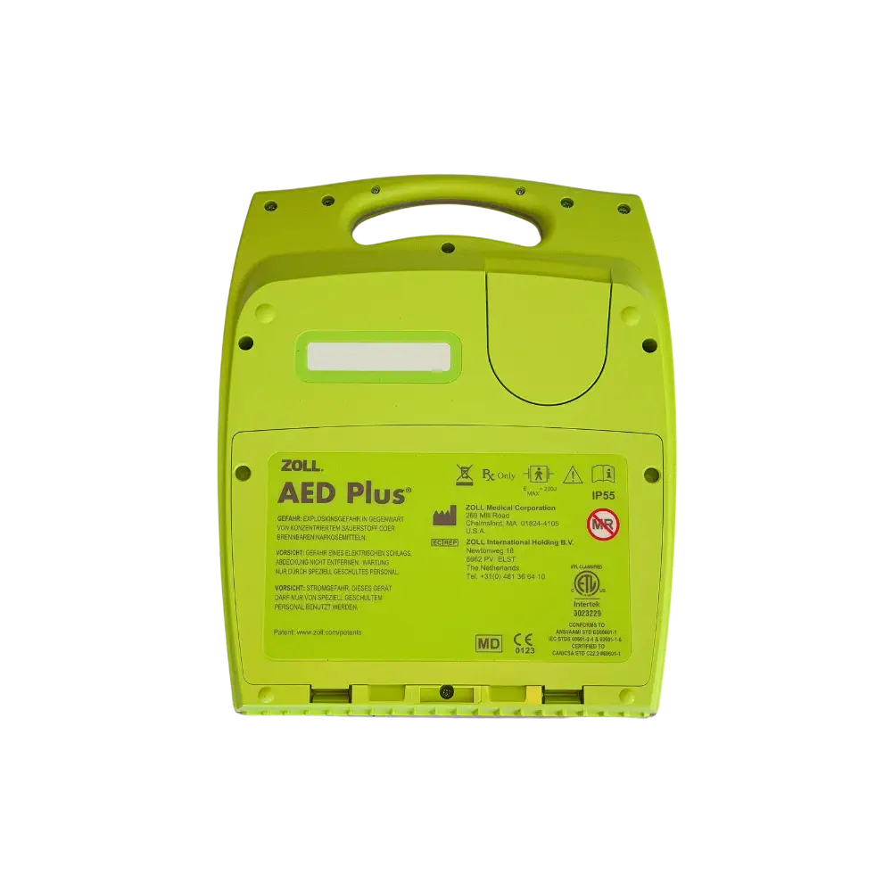 ZOLL AED Plus Halbautomat Rückseite