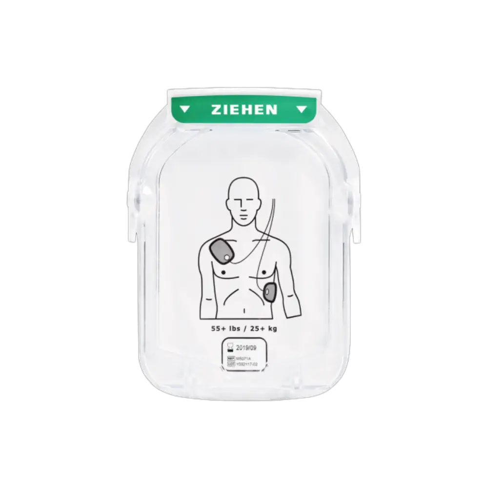 Philips HeartStart HS1 Defibrillator SMART Elektroden für Erwachsene Philips HeartStart HS1 Defibrillator Pads-Kassette mit SMART Pads für Erwachsene