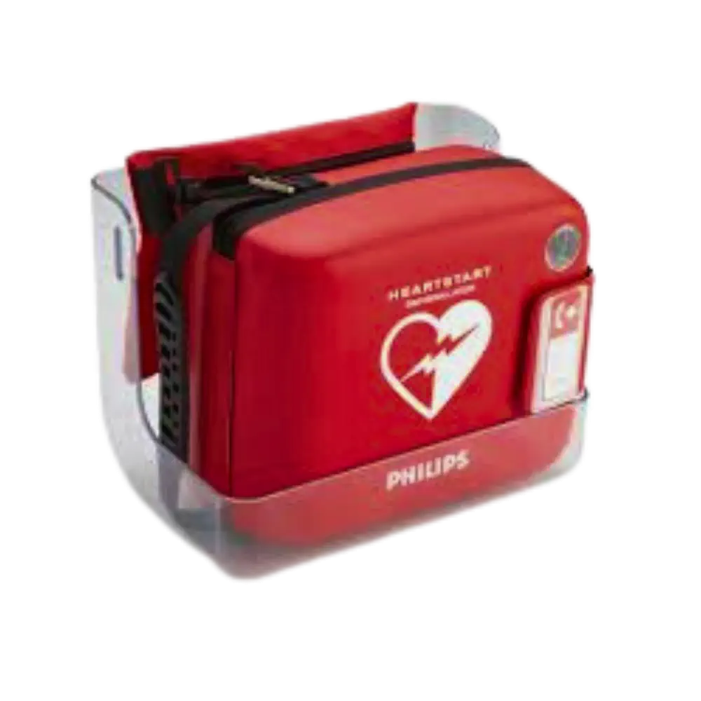 Philips AED Wandhalterung Philips AED Wandhalterung mit FRx in Tasche