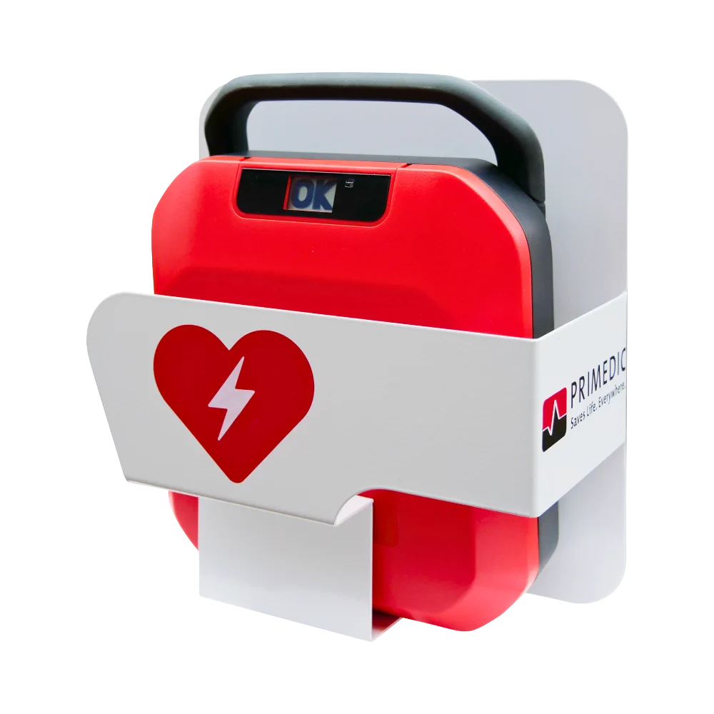 Primedic HeartSave Wandhalterung Premium mit HeartSave rechts