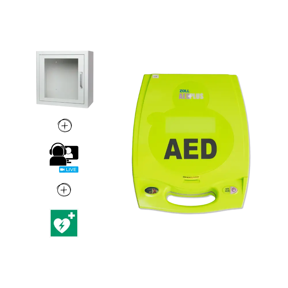 ZOLL AED Plus Halbautomat Bundle Indoor