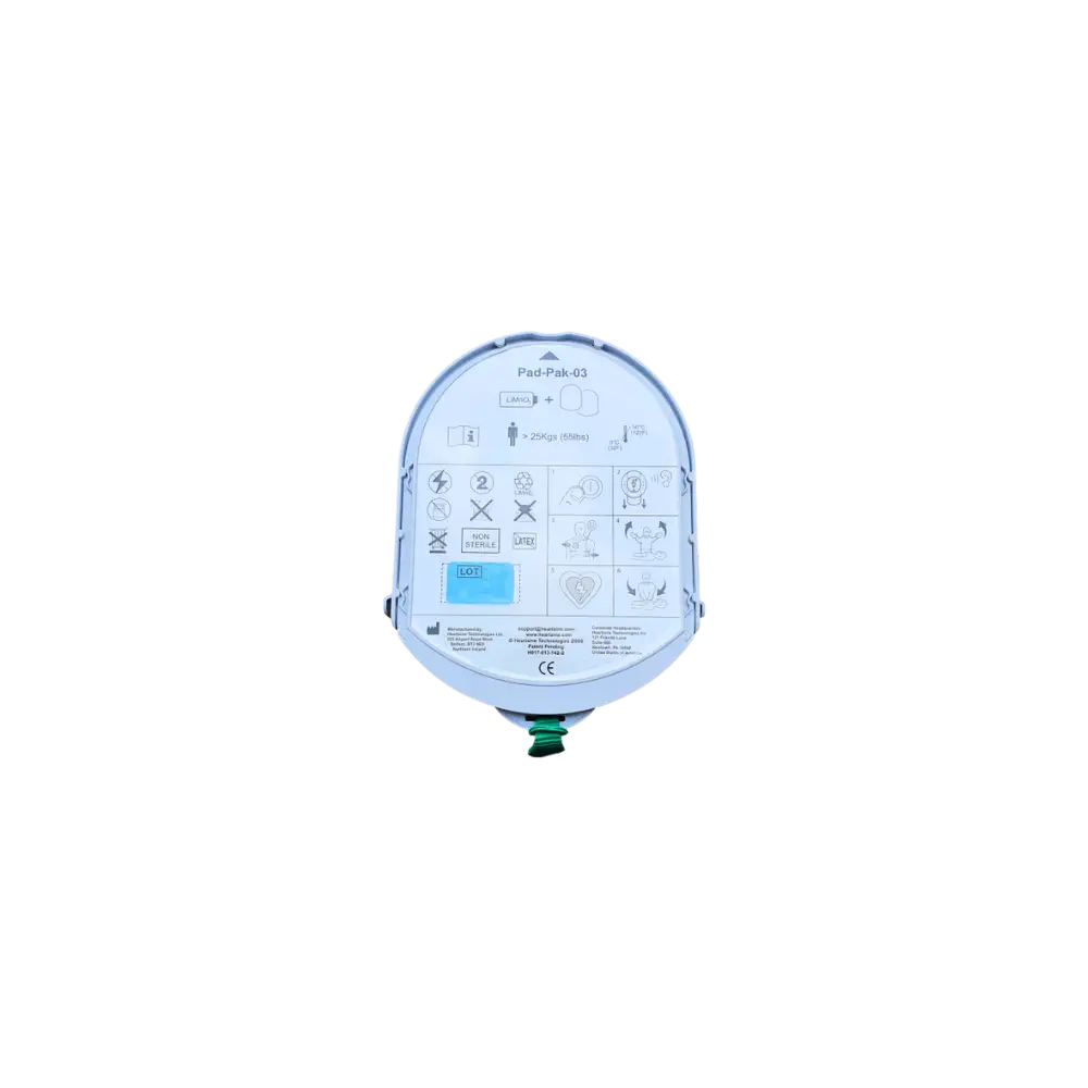 HeartSine samaritan Pad-Pak Kassette Elektroden und Batterie