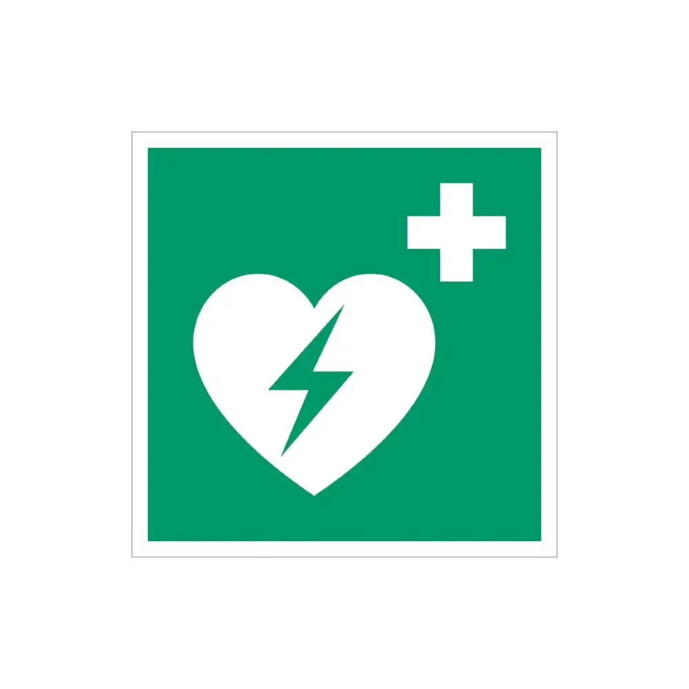 EverGlow Folie AED Defibrillator 15x15cm gem. ASR 1.3 EverGlow Folie AED Defibrillator 15x15cm gem. ASR 1.3