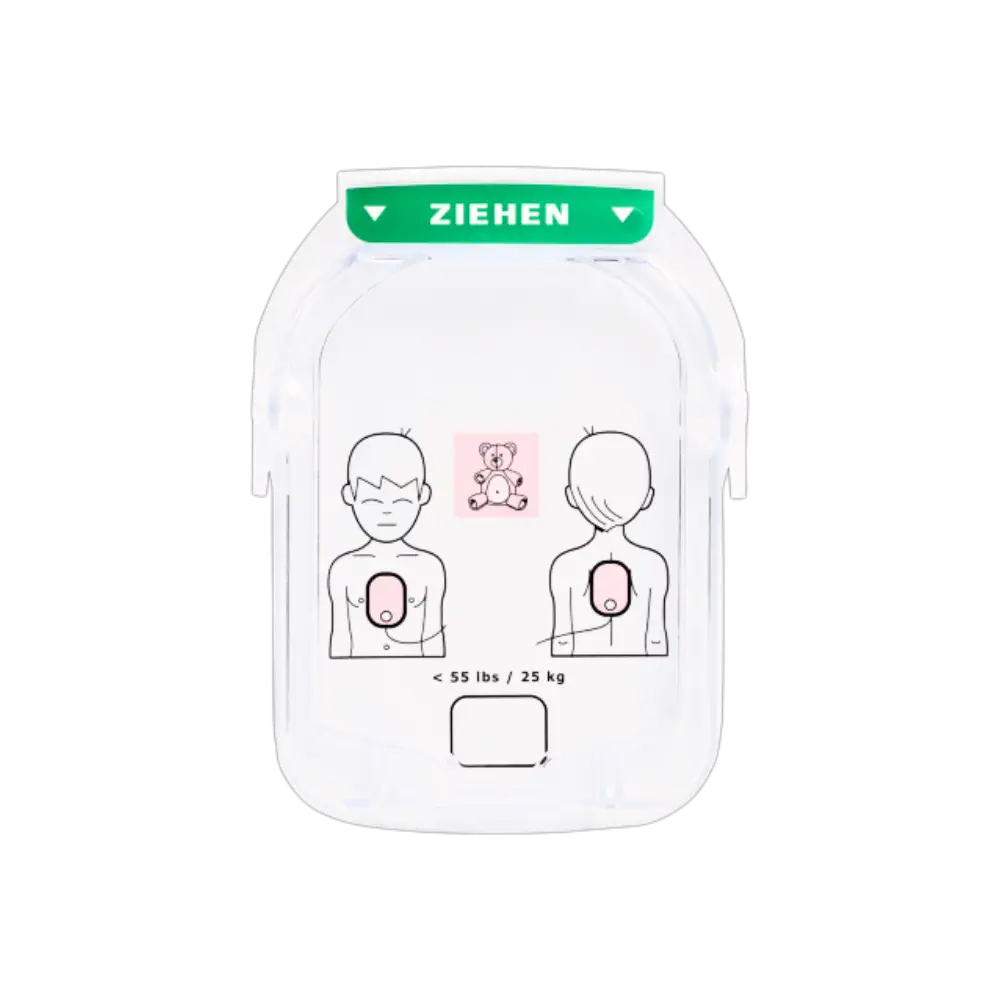 Philips HeartStart HS1 Defibrillator SMART Elektroden für Kinder Philips HeartStart HS1 Defibrillator Pads-Kassette mit SMART Pads für Kinder